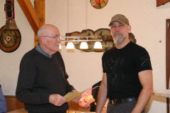 Franz Sautner und Sportleiter Patrick Stein